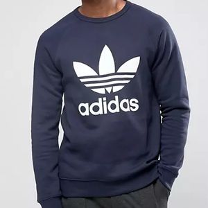 Navy Blue Adidas sweatshirt
